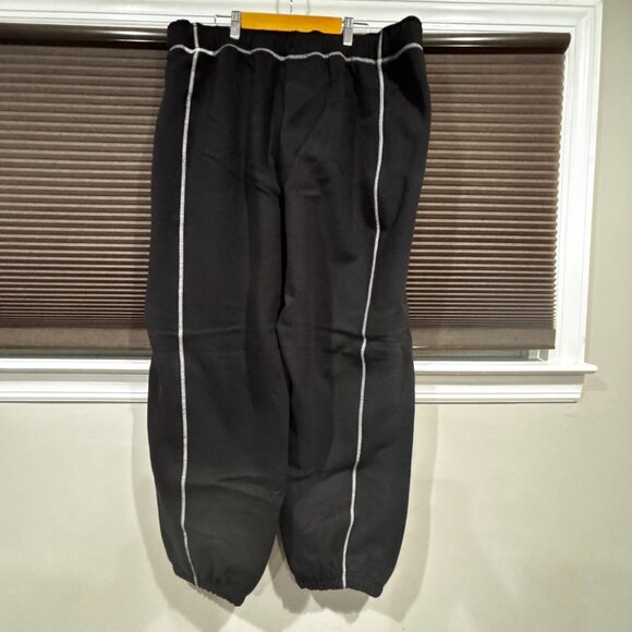 Athleta Women's Forever Fleece High Rise Jogger Black/Bone SZ: XL - Picture 10 of 10